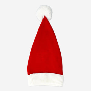 HAT SANTA RED KNITTED KIDS ONE SIZE