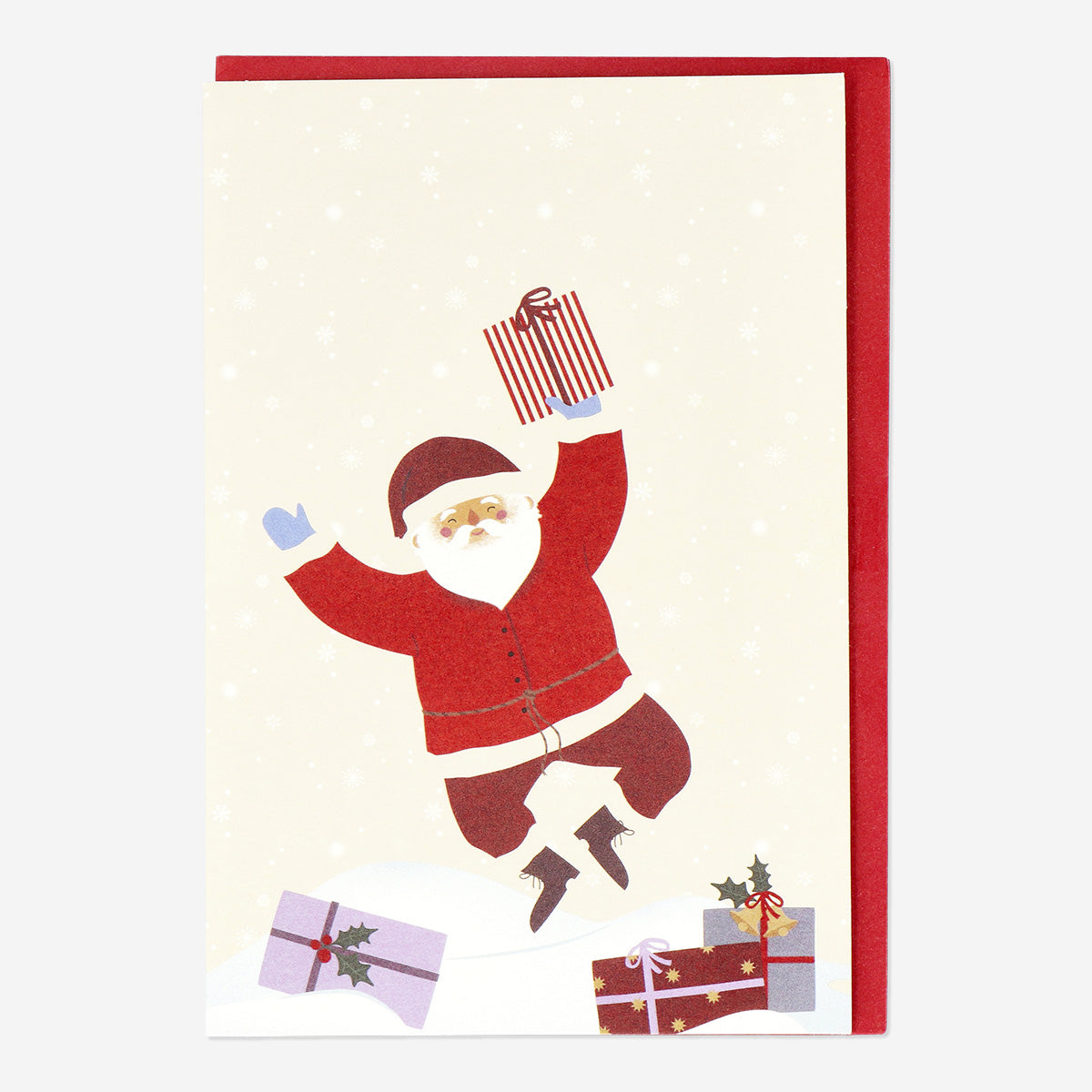 CARD W ENVELOPE XMAS SANTA