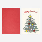 CARD W ENVELOPE XMAS POM POM TREE