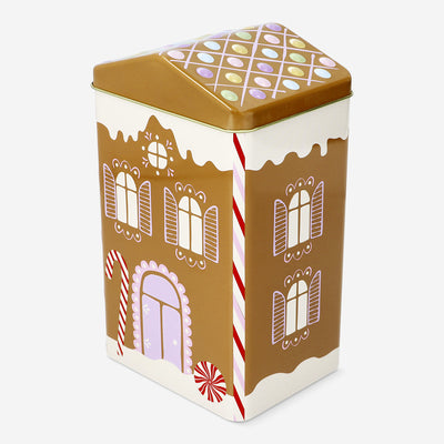 CAN GINGERBREAD HOUSE SHAPE