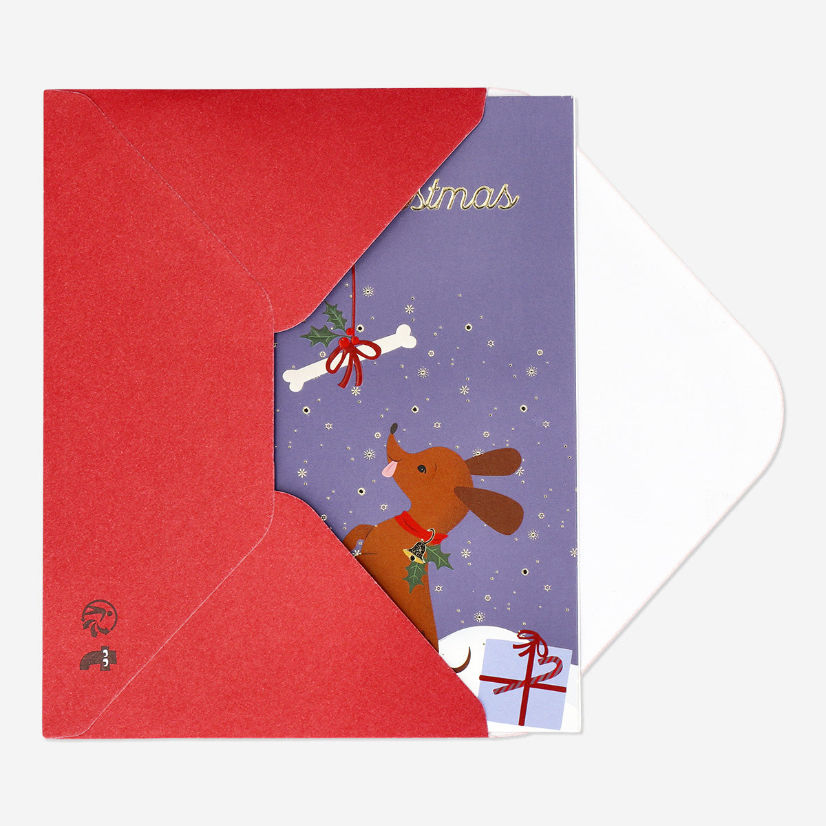 CARD W ENVELOPE CHRISTMAS DOG