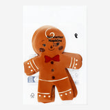 NAPKINS SHAPED GINGERBREAD MAN 16 PCS