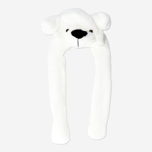  HAT AS POLAR BEAR WITH MOVING EARS