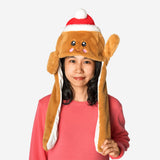  HAT AS GINGERBREAD WITH MOVING HANDS