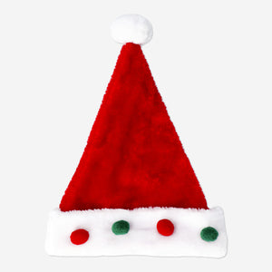 HAT SANTA VELOUR RED KID SIZE