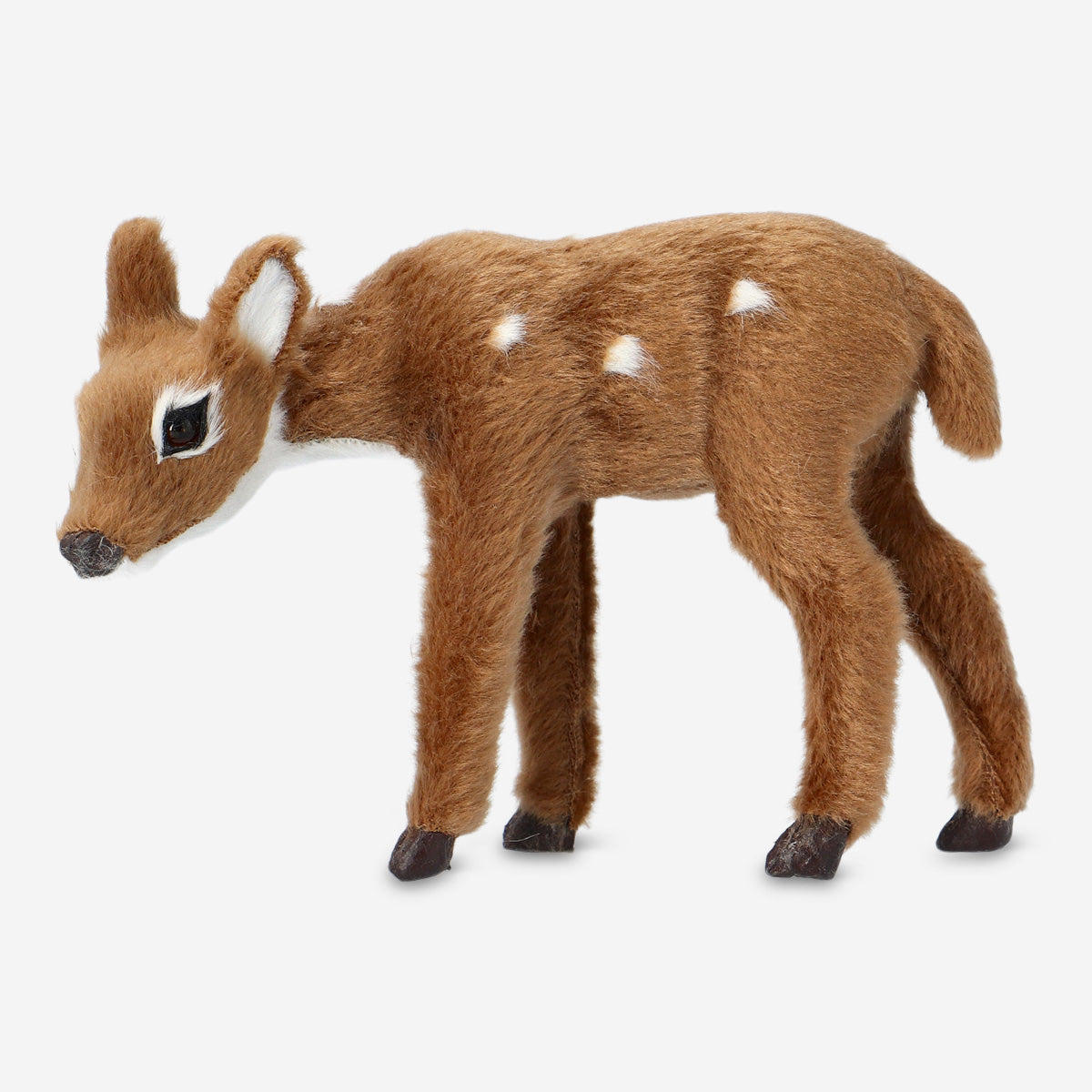 FIGURINE DEER SMALL STANDING DARK BROWN