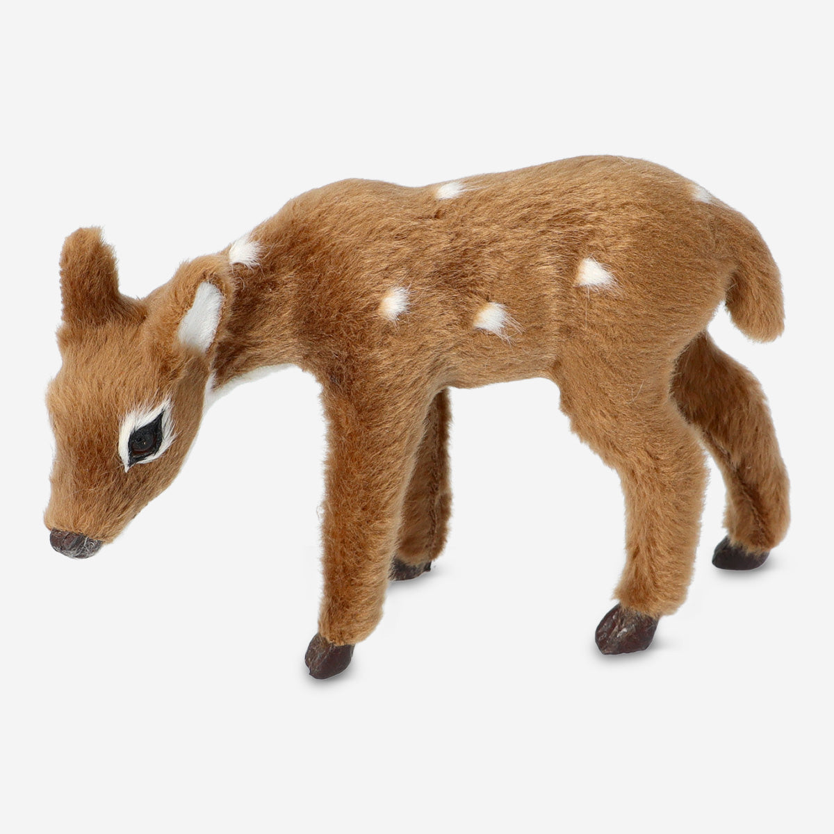 FIGURINE DEER SMALL STANDING DARK BROWN