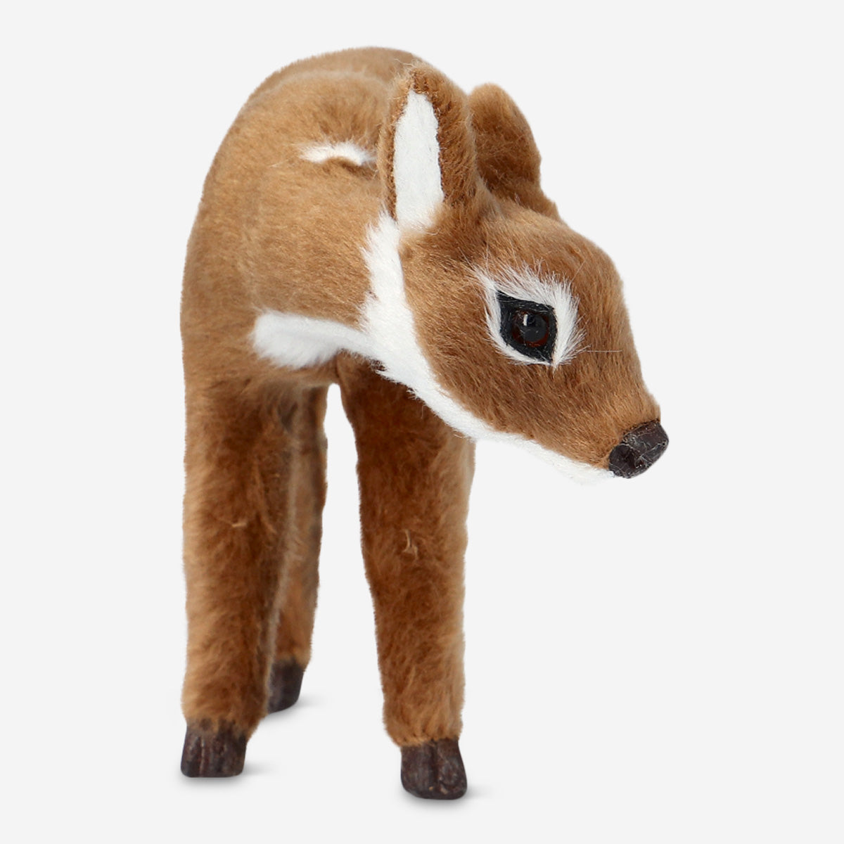 FIGURINE DEER SMALL STANDING DARK BROWN