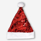 HAT SANTA SEQUINS RED/GOLD