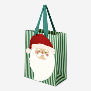 GIFT BAG W SANTA BEARD