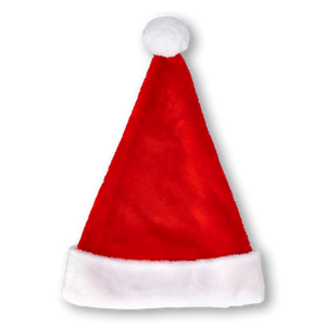 HAT SANTA VELOUR RED