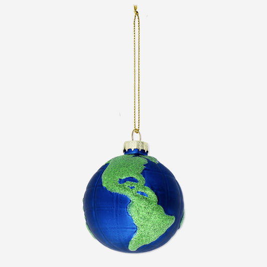 BAUBLE EARTH GLASS