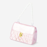 BAUBLE PINK  PURSE W. PEARL HANDLE