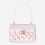 BAUBLE PINK  PURSE W. PEARL HANDLE