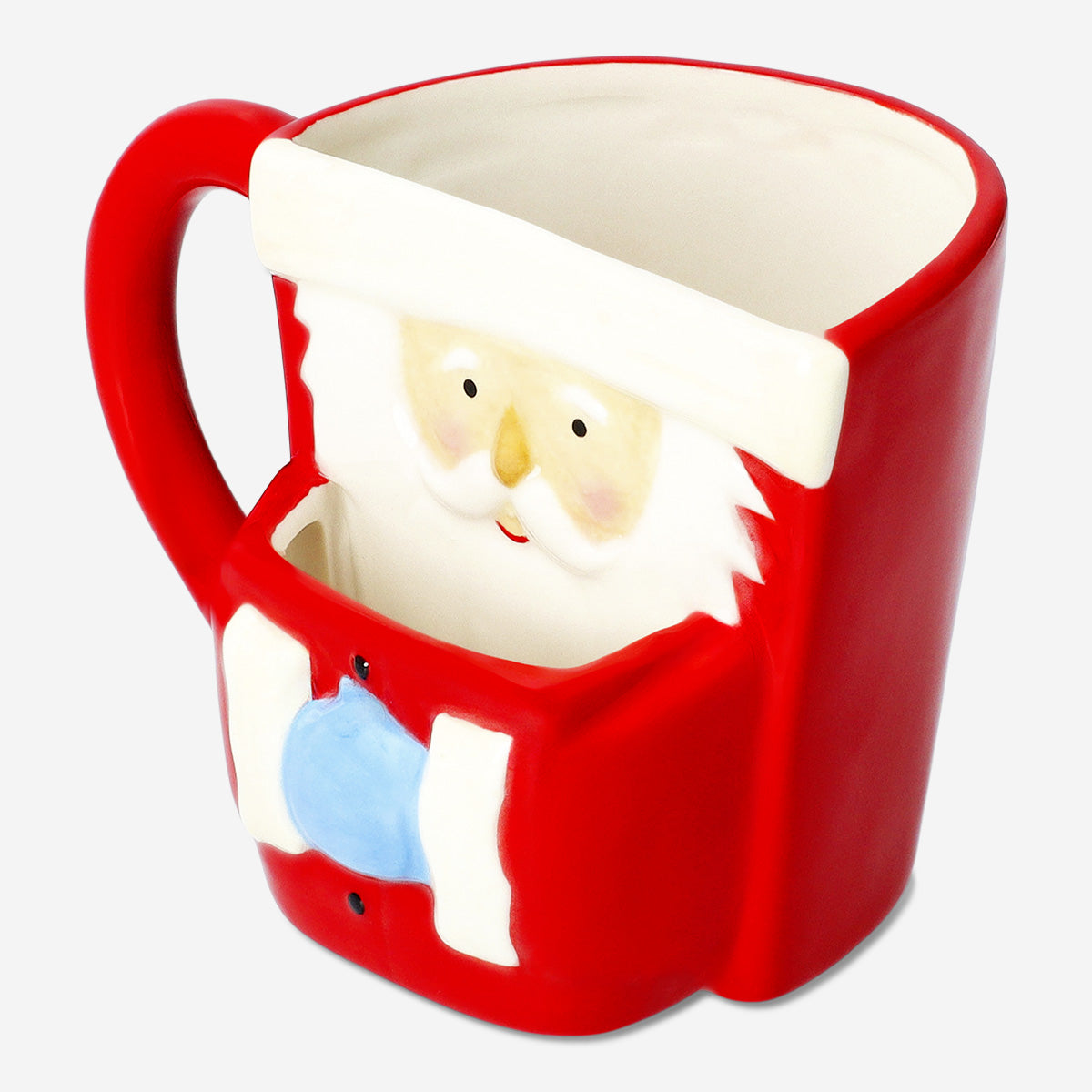 MUG WITH COOKIE SHELF SANTA