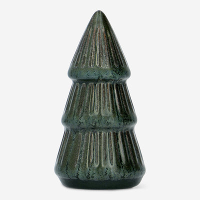 CHRISTMAS TREE CERAMIC GREEN H.10 CM