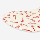 STOCKING QUILTED W CANDY CANE DESIGN