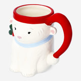 MUG WITH HANDLE POLARBEAR SHAPE