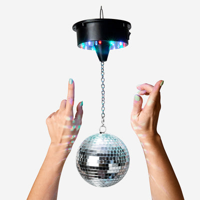 ROTATING DISCOBALL WITH LED FOR CEILING