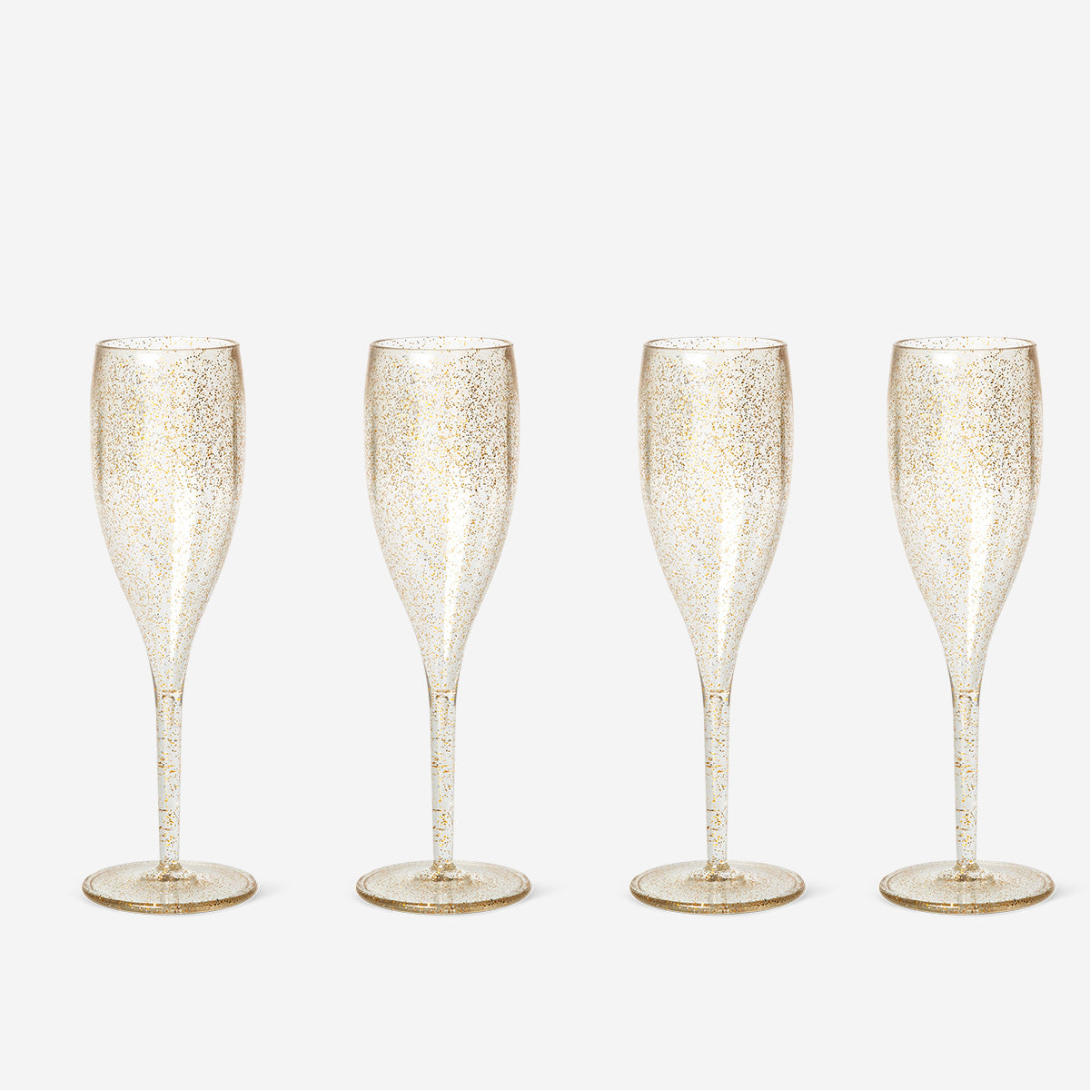 CHAMPAGNE GLASSES REUSABLE 4 PCS