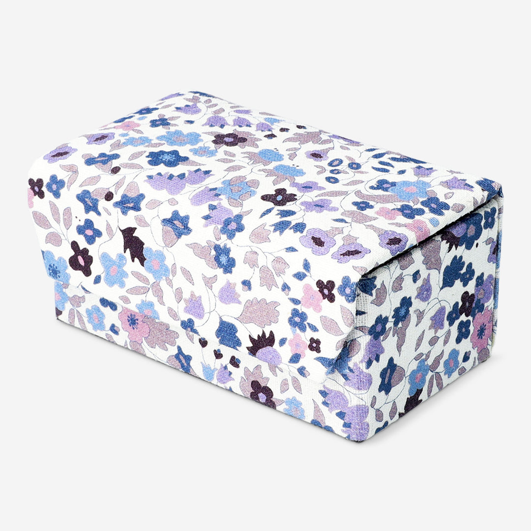 JEWELRY BOX 13,5X7,5X6,2CM COTTON FLOWER