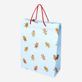 BAG SHOP GINGERBREAD MAN PATTERN 25 X 33 X 11 CM