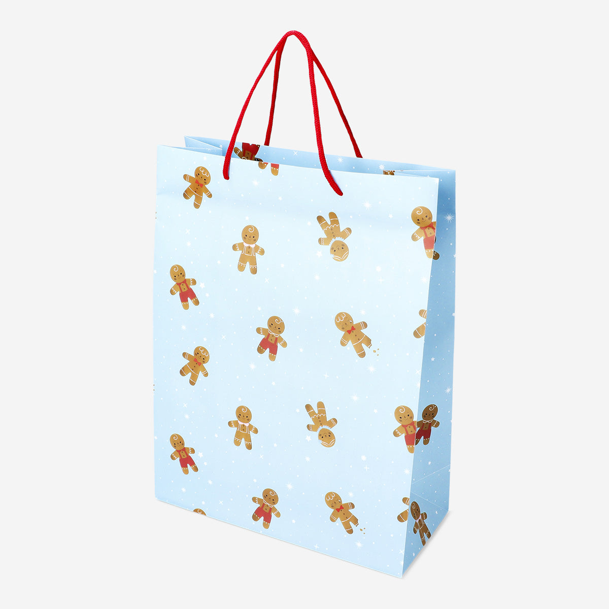 BAG SHOP GINGERBREAD MAN PATTERN 25 X 33 X 11 CM