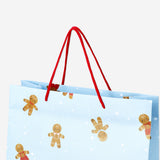 BAG SHOP GINGERBREAD MAN PATTERN 25 X 33 X 11 CM