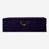 JEWLERY BOX 25X18X7,5CM VELVET PURPLE