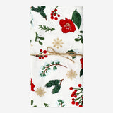 NAPKIN COTTON 2 PCS SET 40X40 CM CHRISTMAS FLOWER