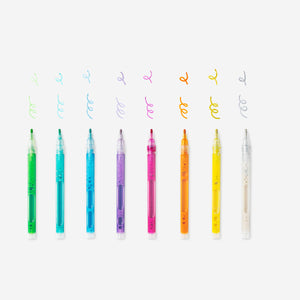 FELT PENS GLITTER 8PCS