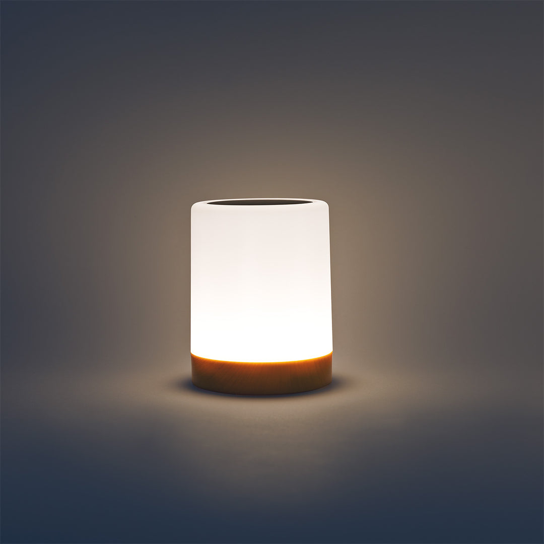 LAMP COLOR CHANGING WOODEN BASE