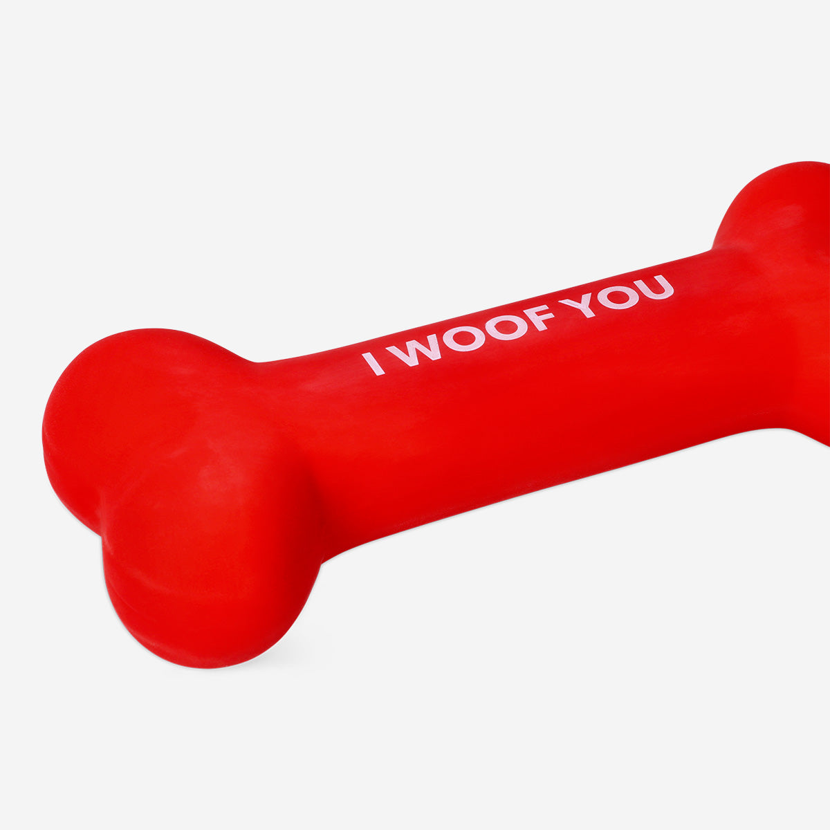 DOG TOY BONE I WOOF YOU