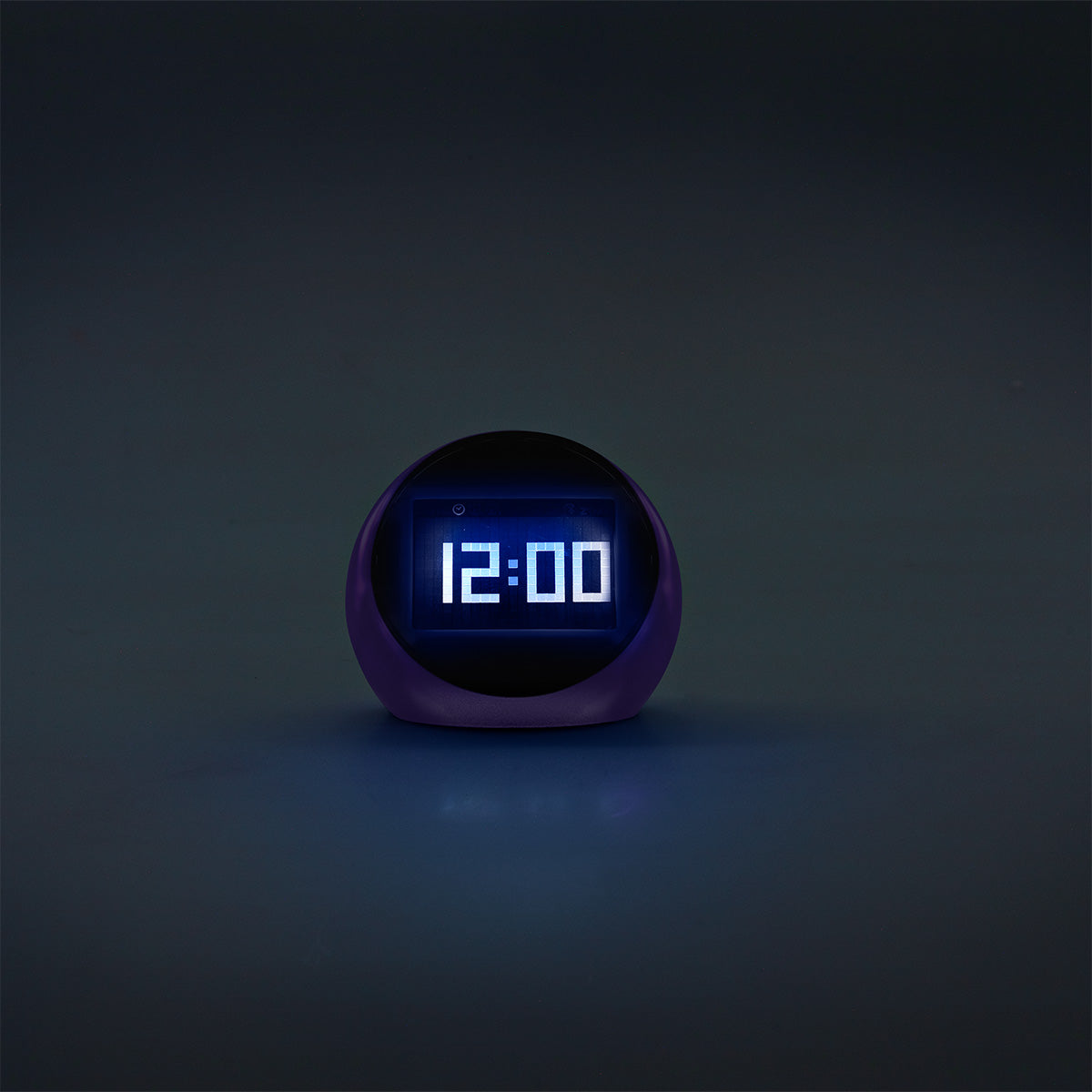 ALARM CLOCK FACE PURPLE