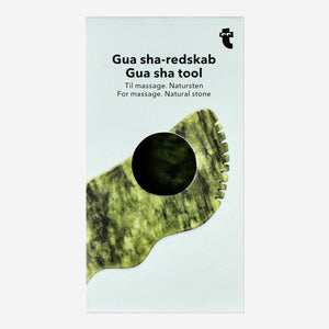 MASSAGE STONE GUA SHA GREEN IN BOX