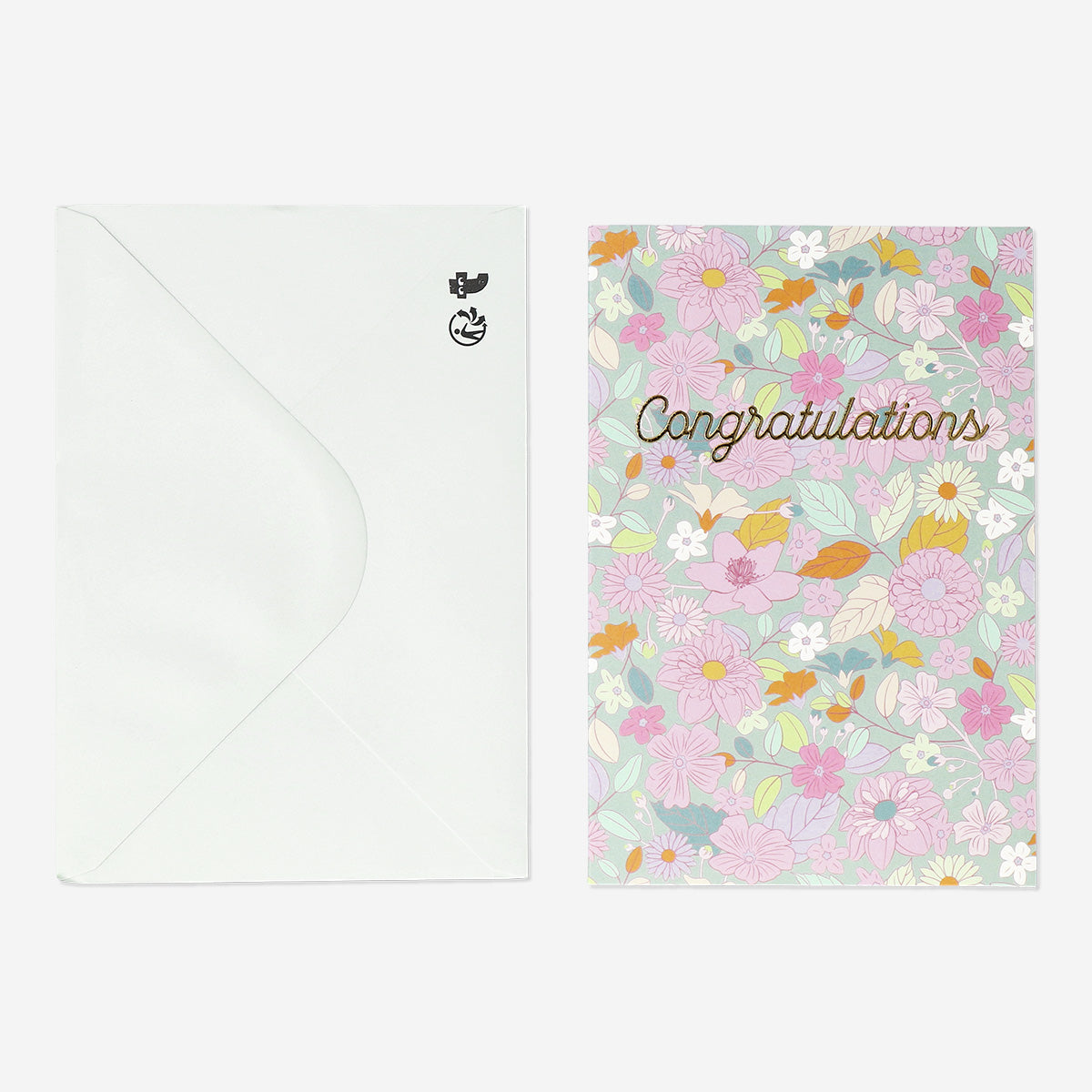 CARD W ENVELOPE FLORALS