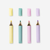 HIGHLIGHTERS 4 PCS SOFT TOUCH