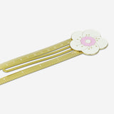 RULER METAL W CLIP AND FLOWER