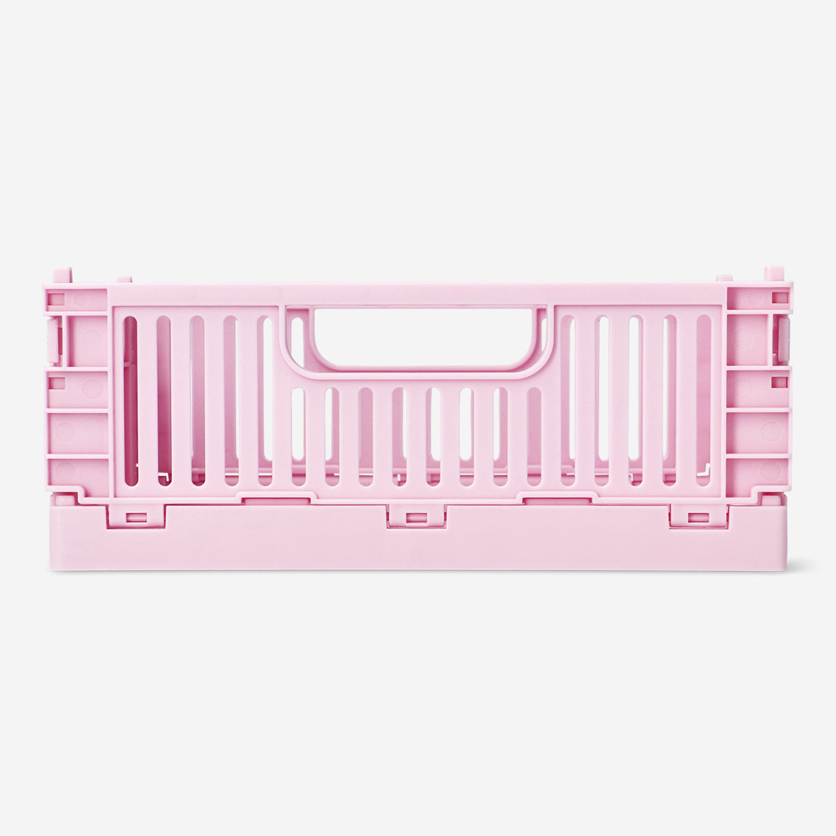 BOX FOLDABLE RECYCLED PP 22X14X8,5 CM PINK