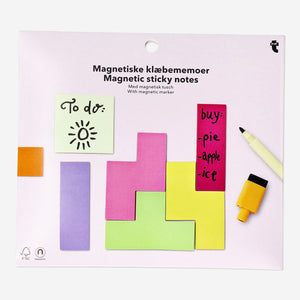 MAGNETIC STICKY NOTES W. PEN