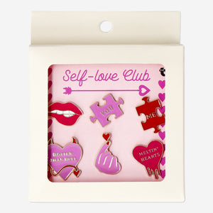 PINS FOR CLOTHES+BAG YOU+ME LOVE GIFTING 6PCS