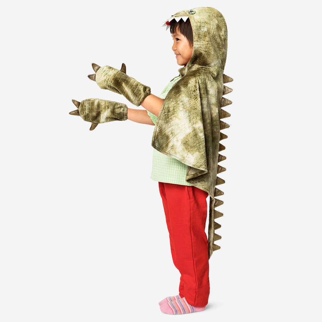 DRESS UP WITH SLEEVES DINOSAUR 4-8 YEARS