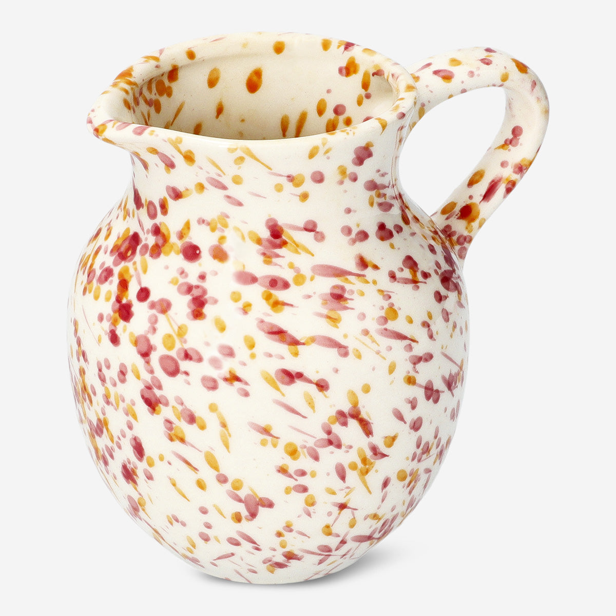 JUG WITH HANDLE SPLASH MIXED COLORS