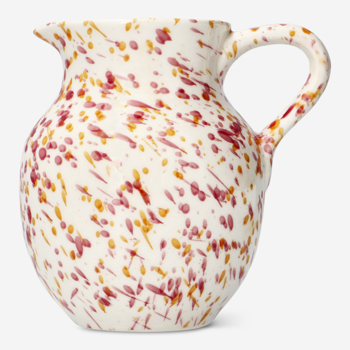 JUG WITH HANDLE SPLASH MIXED COLORS