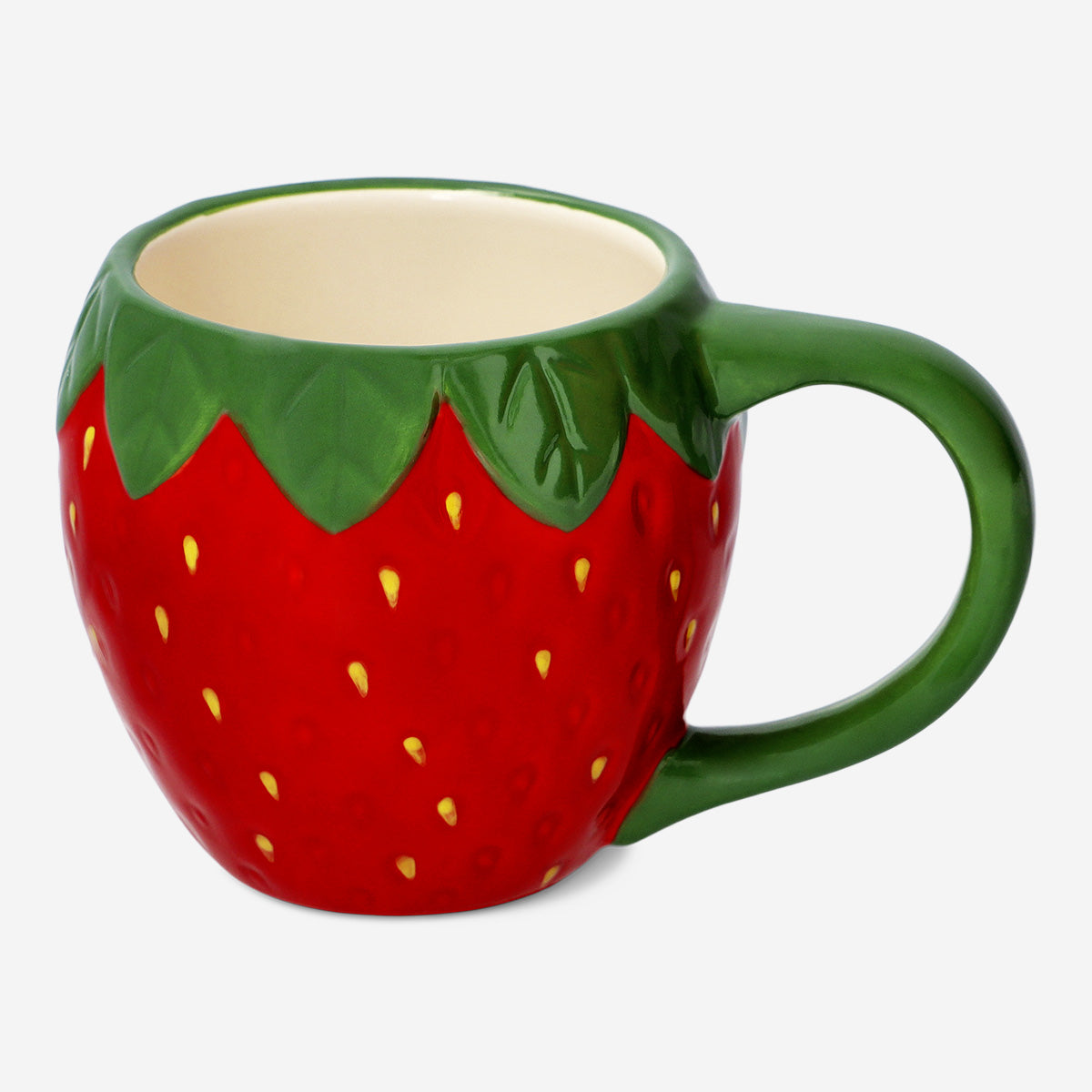 MUG WITH HANDEL STRAWBERRY SHAPE OPTION 1