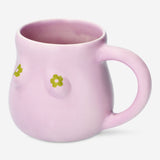 MUG W HANDLE 360ML LONG BOOBS AND FLOWER NIPPLES OPTION 1