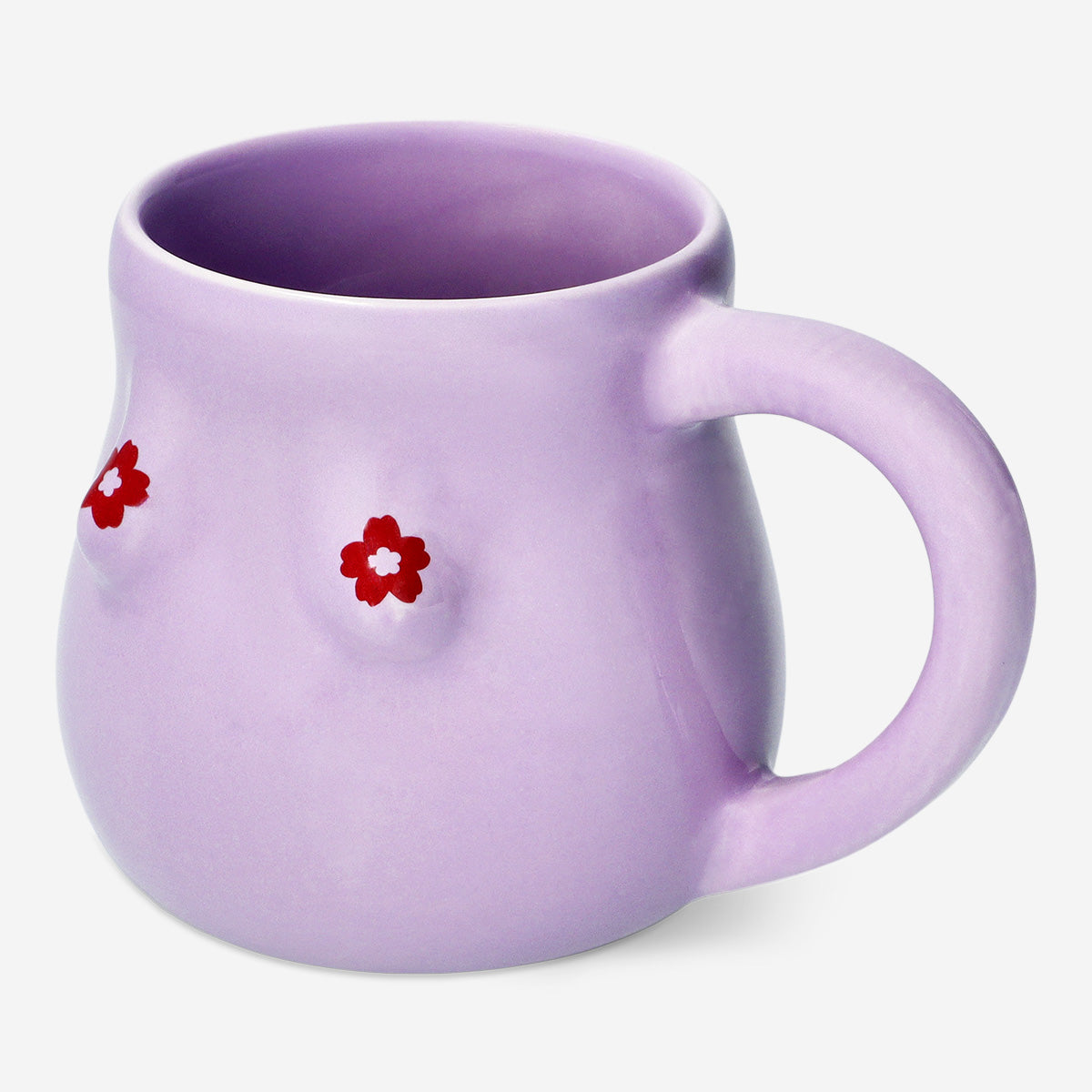 MUG W HANDLE 360ML LONG BOOBS AND FLOWER NIPPLES OPTION 2