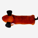 DOG TOY DACHSHUND BOW