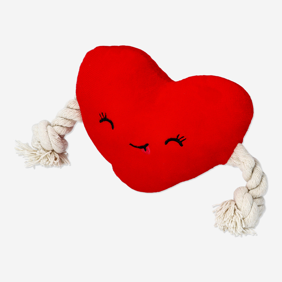 DOG TOY TEDDY HEART