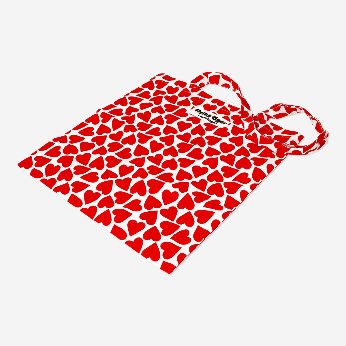 TOTE BAG HEARTS PATTERN